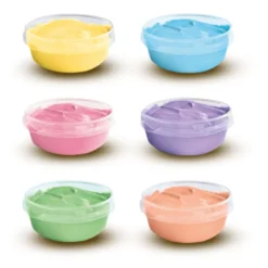 Fingerfärg – 6 x 45 ml – Pastell
