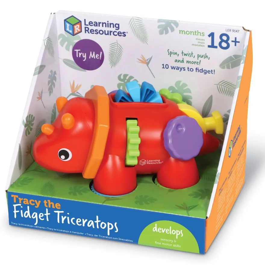 Finmotorik-triceratops - Fidget