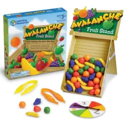 Finmotoriskt inlärningsspel - Frukt-lavin