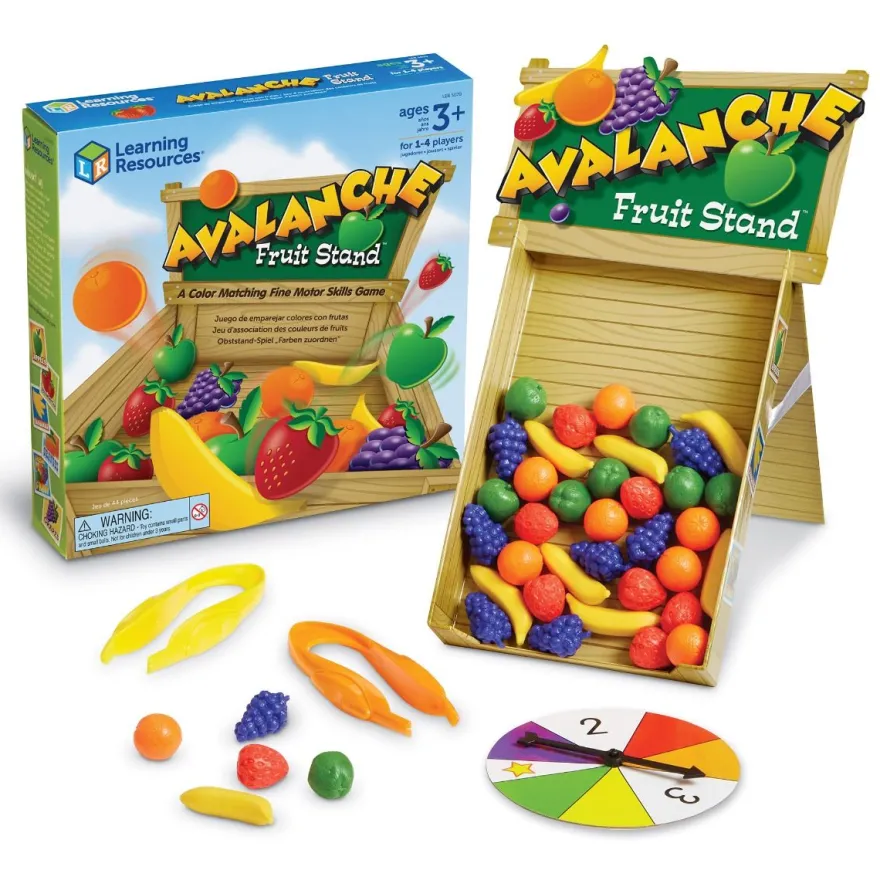 Finmotoriskt inlärningsspel - Frukt-lavin