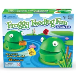 Finmotoriskt inlärningsspel - Mat till Froggy