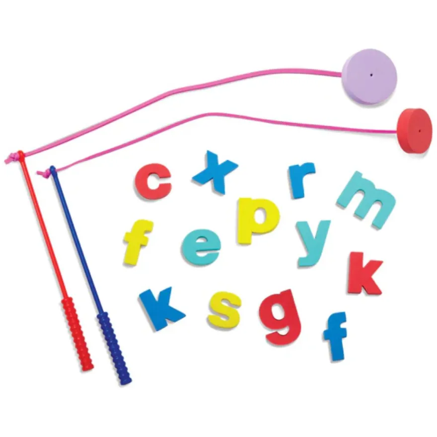 Fiska bokstäver - 4 spelare