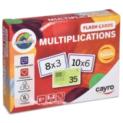 Flashkort – Multiplikation, 110 st.