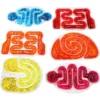 Flow tubes med glitter, 12 st.