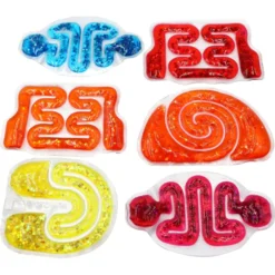 Flow tubes med glitter, 12 st.