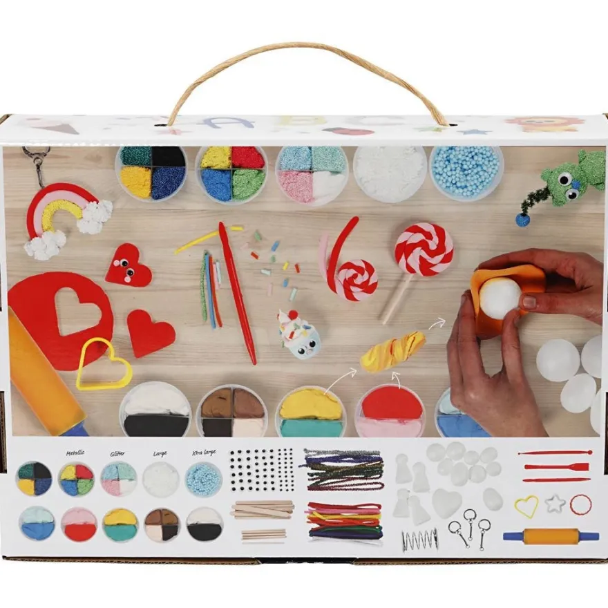 Foam Clay och Silk Clay i presentask