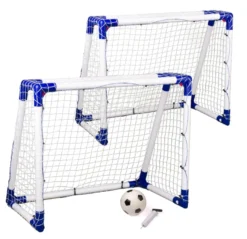 Fotbollsmål Junior 2 st. - 110 x 90 x 60 cm.