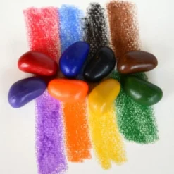 Färgkritor - Crayon Rocks 8 st. i tygpåse