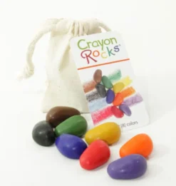 Färgkritor - Crayon Rocks 8 st. i tygpåse