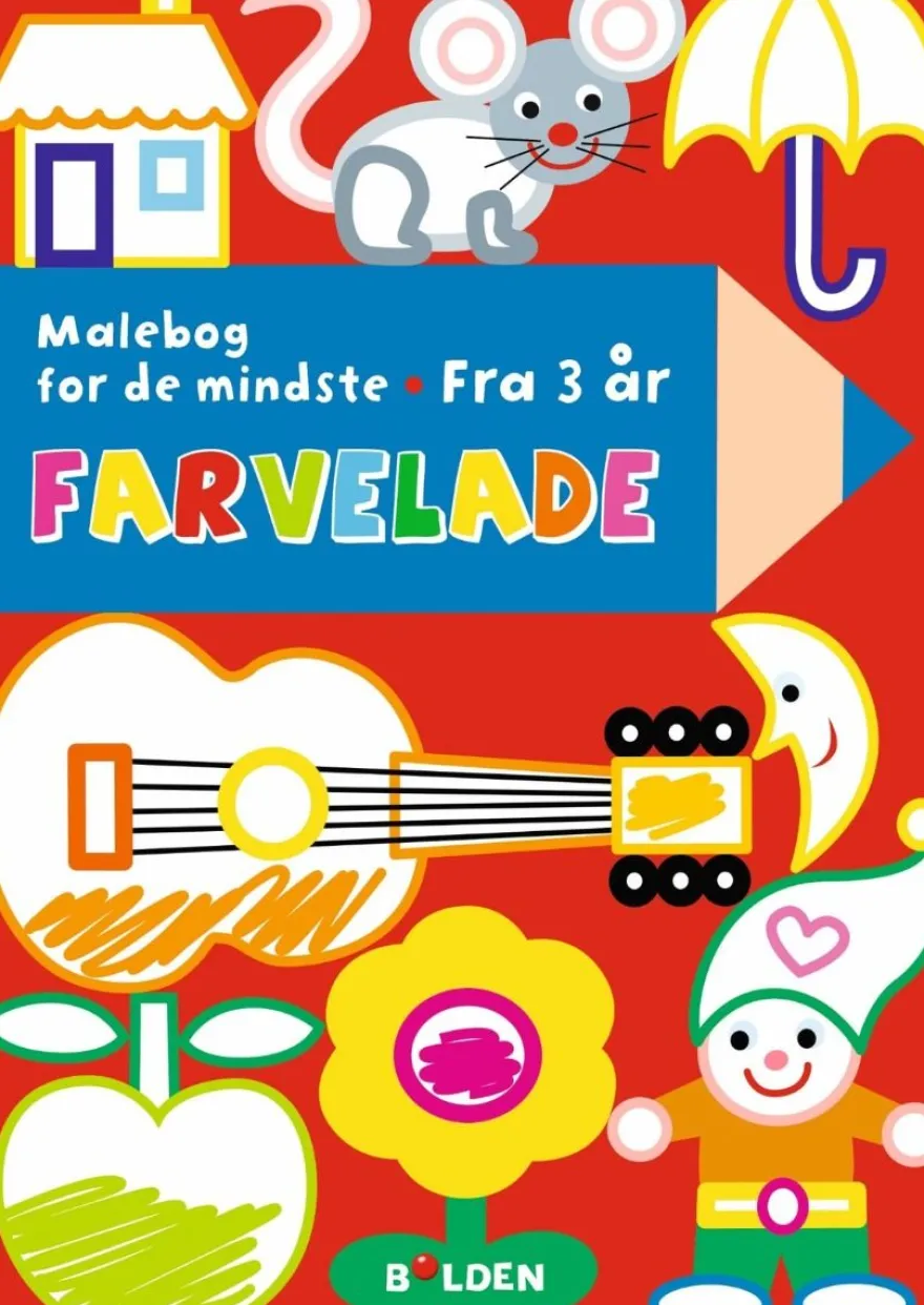 Färglägg - Målarbok för de minsta (från 3 år)