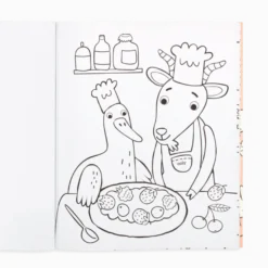 Färgläggningsbok - Little Farm Friends