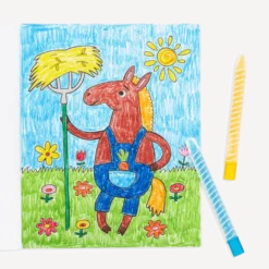 Färgläggningsbok - Little Farm Friends