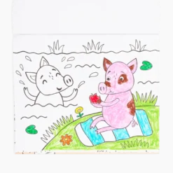 Färgläggningsbok - Little Farm Friends