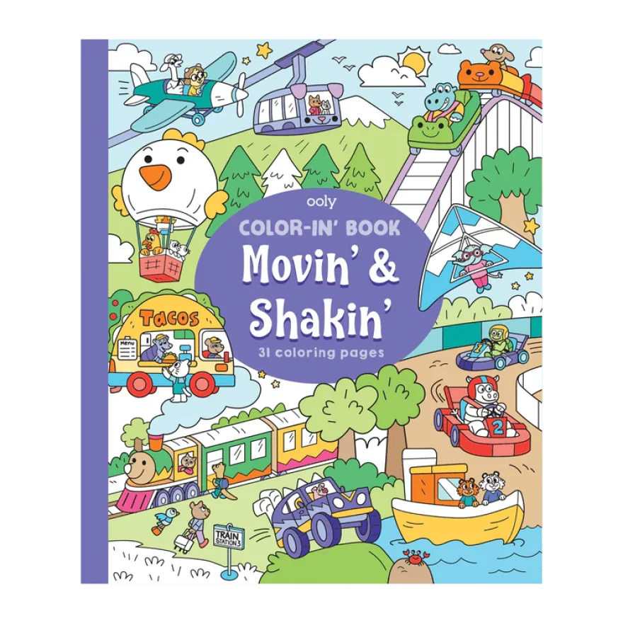 Färgläggningsbok - Movin' & Shakin'