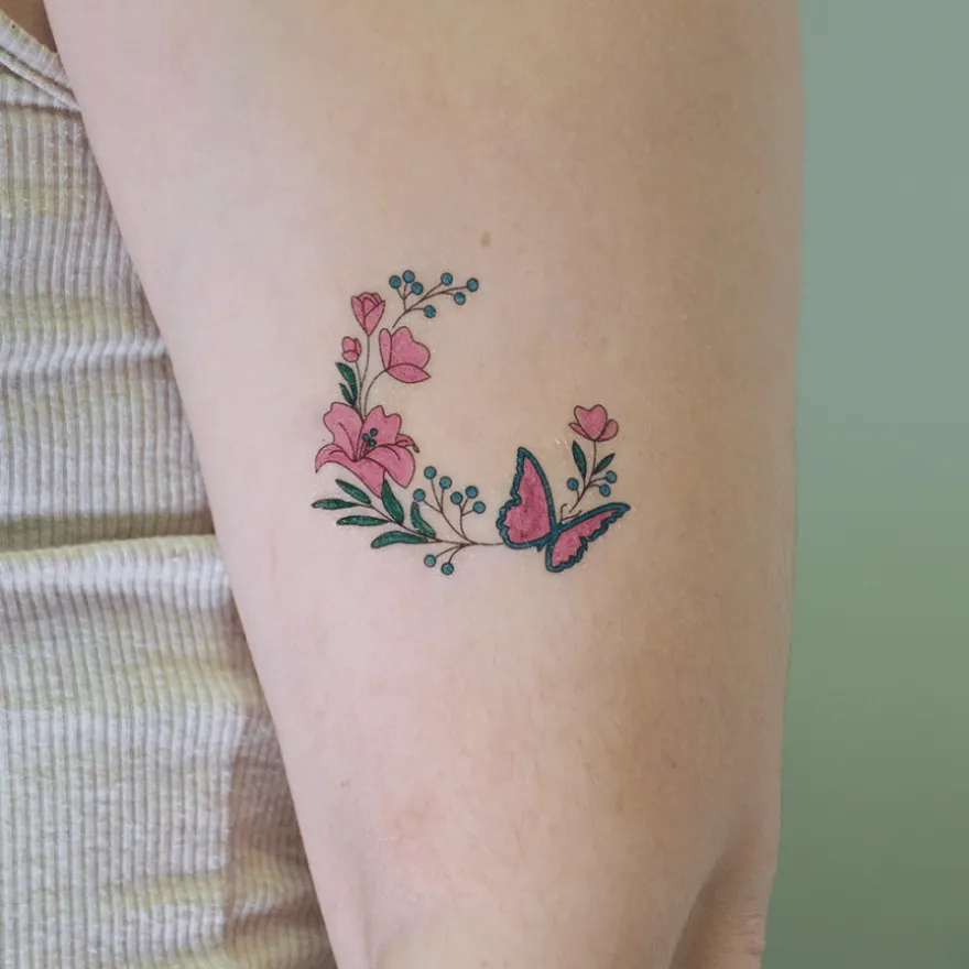 Färglägg själv-tatueringar - Japan