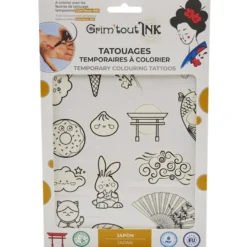 Färglägg själv-tatueringar - Japan