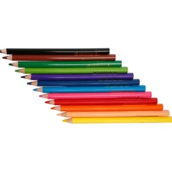 Färgpennor Jumbo - Blandade färger 12 st.
