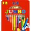 Färgpennor 1/2 Jumbo 12 st.