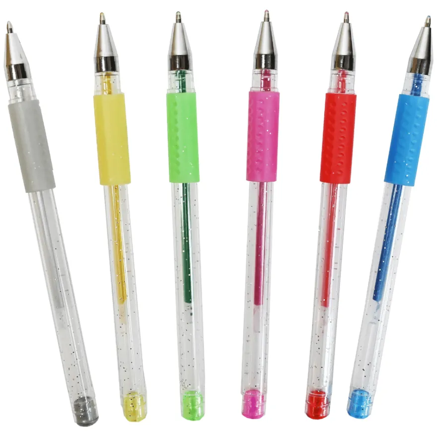 Gelpennor – Glitter, 6 st.