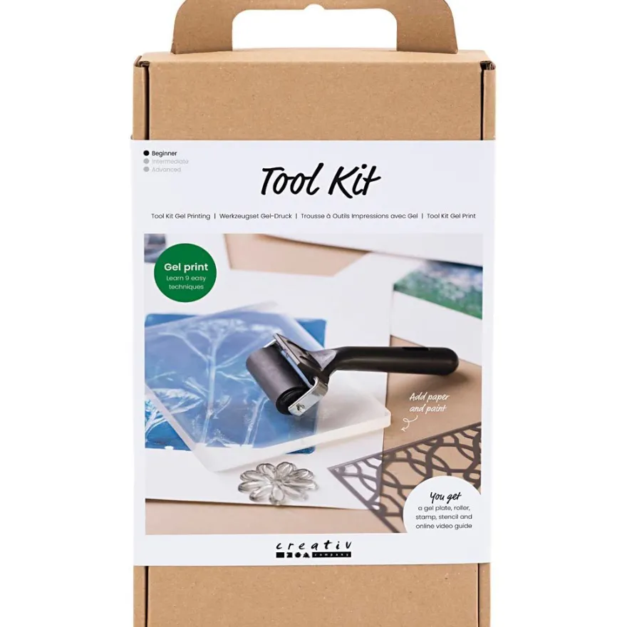 Gelétryck - verktygspaket