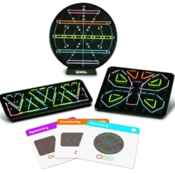 Geobräde – Skapa former med gummiband