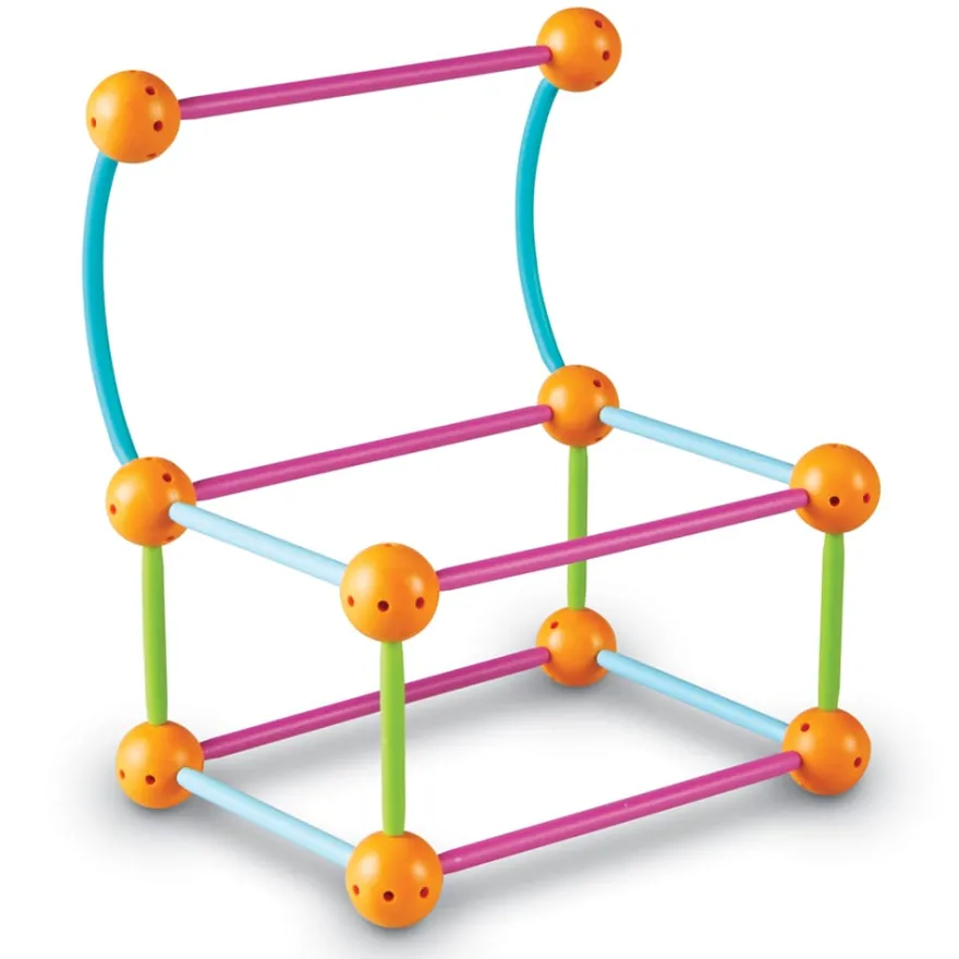 Geometrisk byggsats, 129 delar