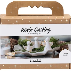 Gjut med resin – Änglar, 3 st.