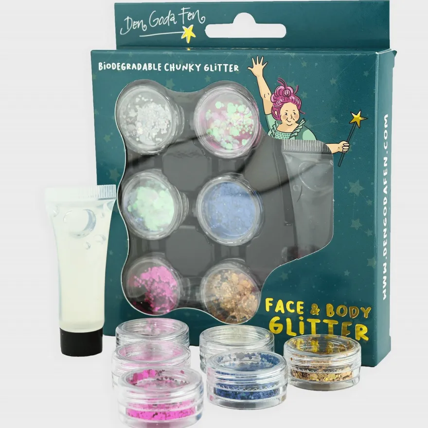 Glitterpaket för ansikte och kropp