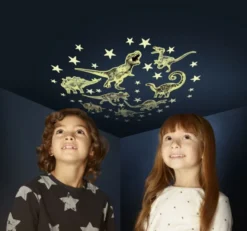 Glow - Dinosaurier + stjärnor, 43 delar