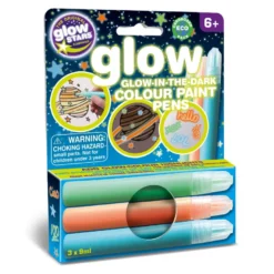 Glow - Tusch mix, 3 styck