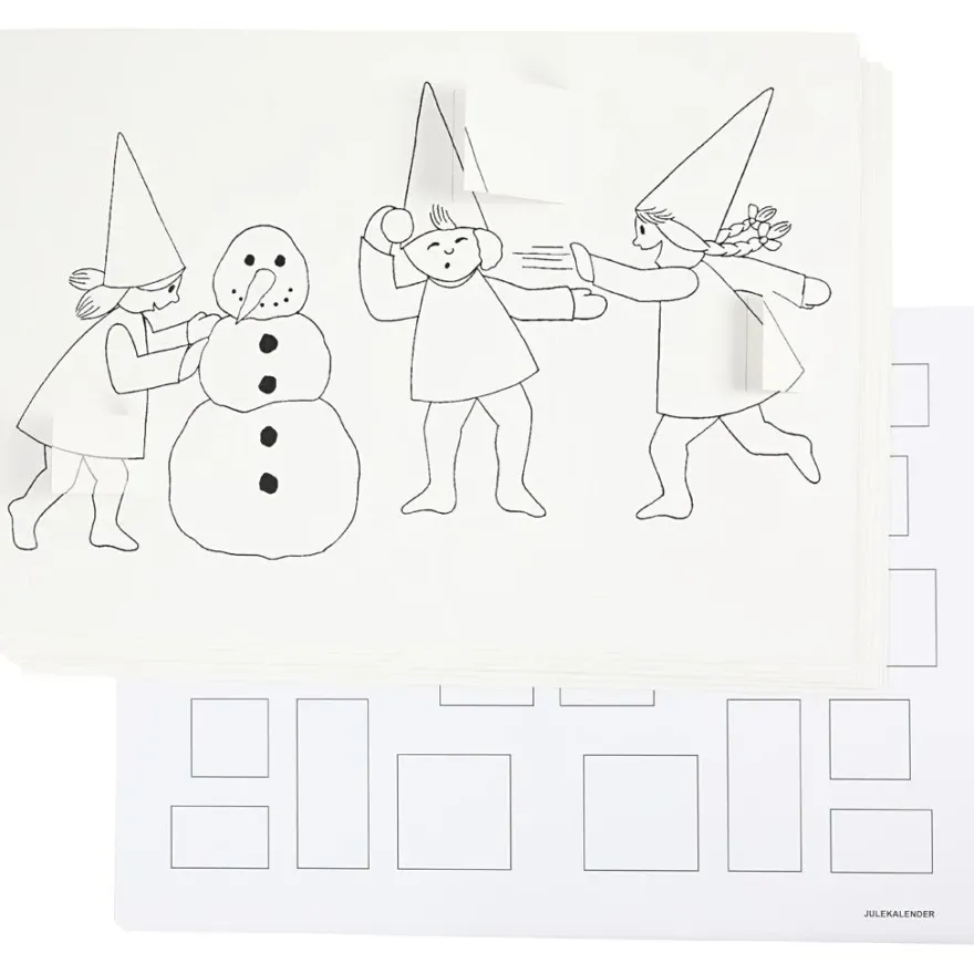 Gör det själv-julkalender (snöbollskrig), 30 st.
