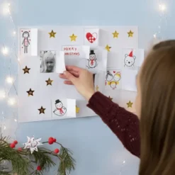 Gör din egen julkalender (blank), 5 st.