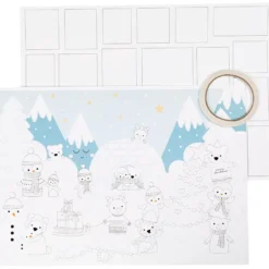 Gör din egen julkalender (inkl. motiv), 3 st.