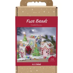 Gör pepparkakshus av pärlplattor