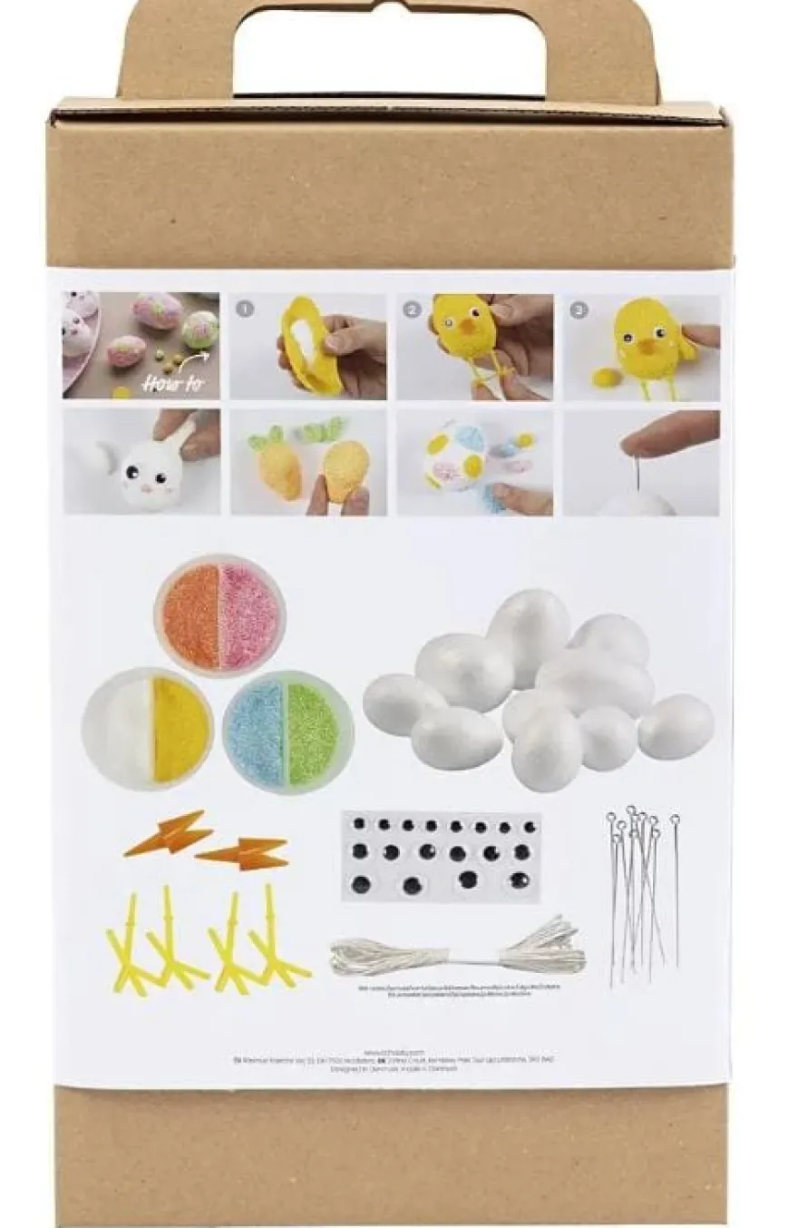 Gör påskpynt med Foam Clay