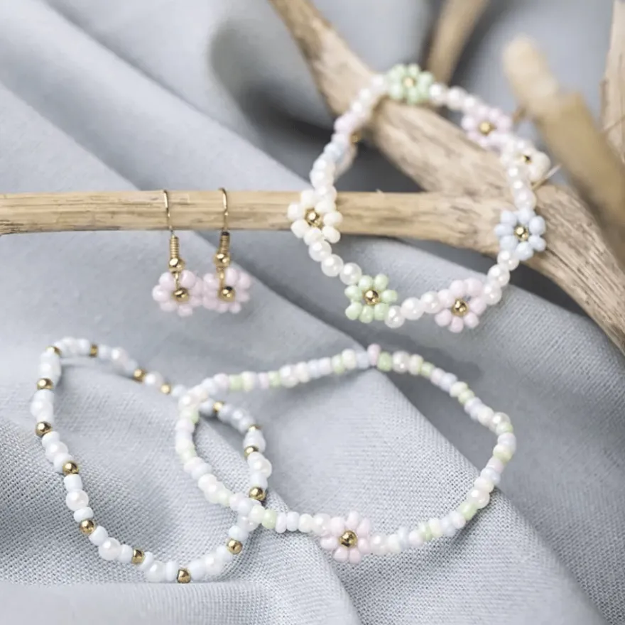 Gör smycken, mini - Blommor