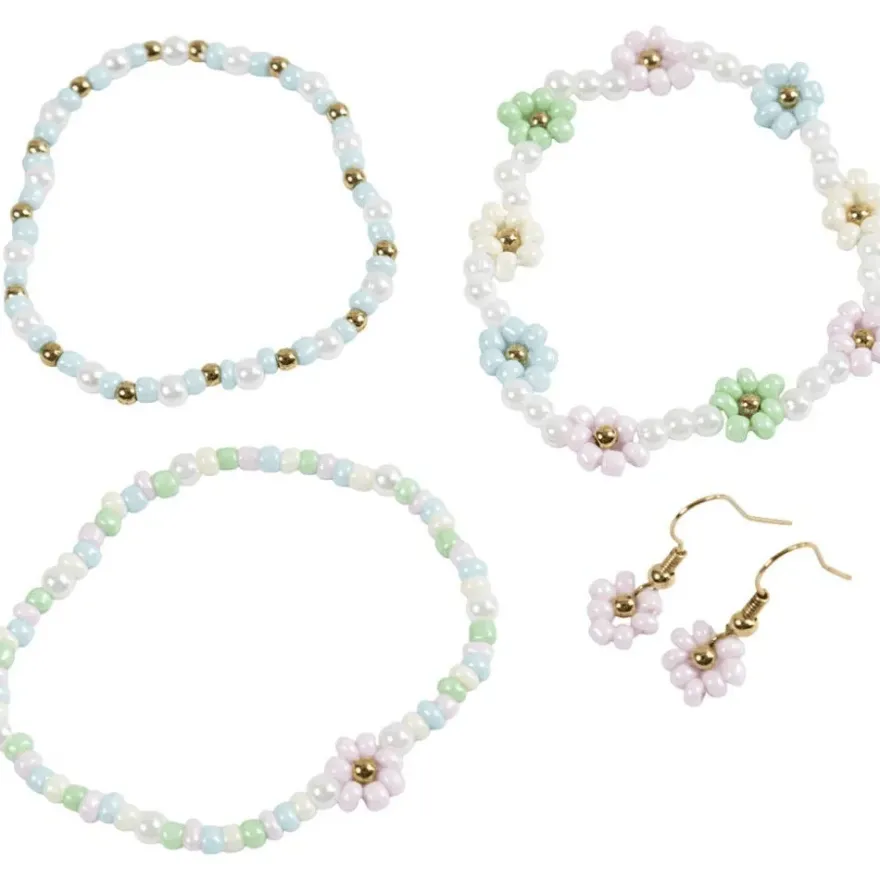 Gör smycken, mini - Blommor