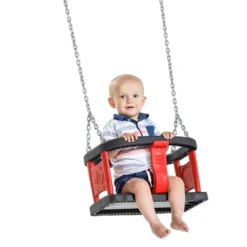 Gunga - Babygunga med gummisits - Röd