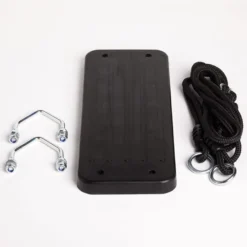 Gunga med gummisits 44,8 x 17,8 cm (svart rep)