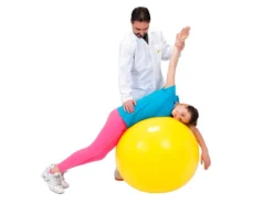 Gymnastikboll 75 cm gul