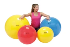 Gymnastikboll 75 cm gul