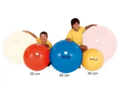 Gymnastikboll 55 cm röd