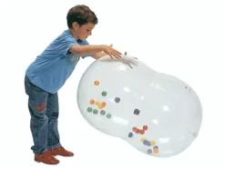 Gymnastikboll Rulle - Genomskinlig, 55 cm