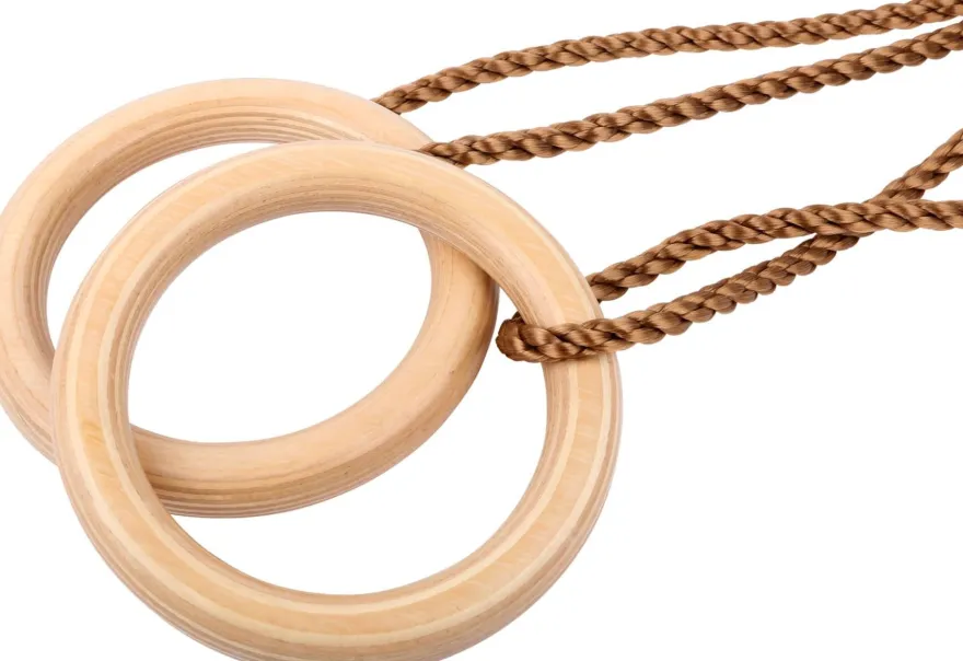 Gymnastikringar av trä - Ø18 cm