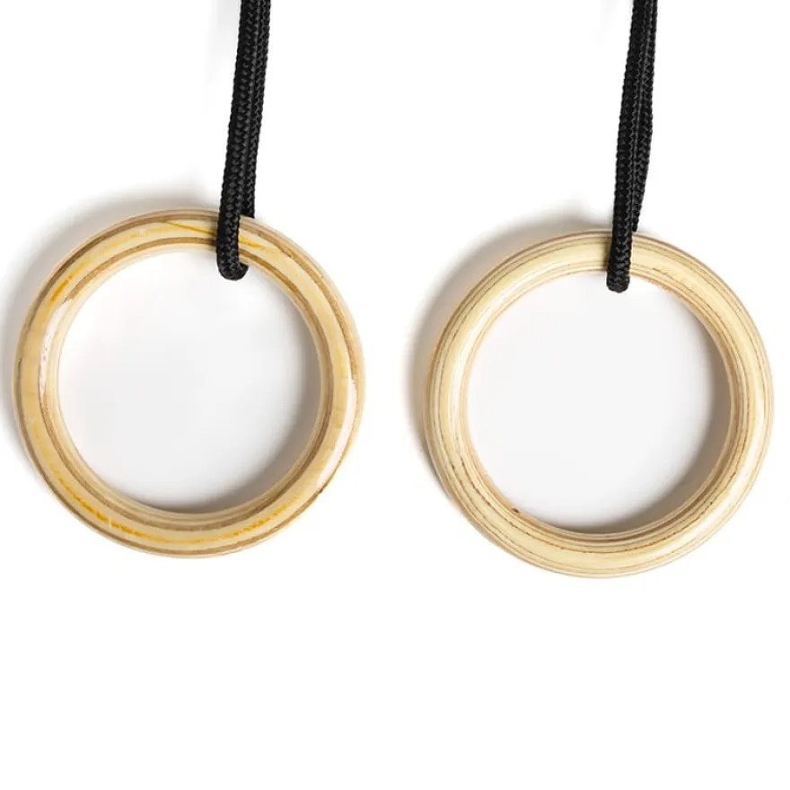 Gymnastikringar Ø14,5 cm (svart rep)