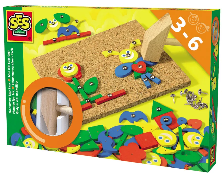 Hammare och spik med bräda - Fantasi