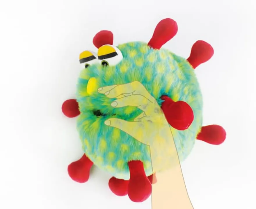 Handdockan Breezy - Vi lär oss om virus
