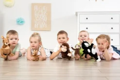 Hand- & Fingerdocka - Kängurumamma med ungar