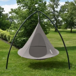 Hängkoja Ø180 cm – Brun