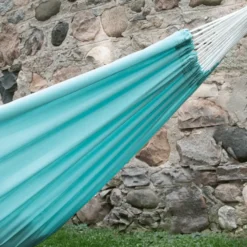Hängmatta, dubbel (polyester) – Aqua